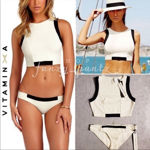 NWT VITAMIN A bikini SET Opposites Attract Small